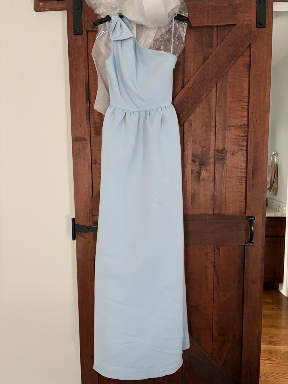 Amsale One-Shoulder Dress